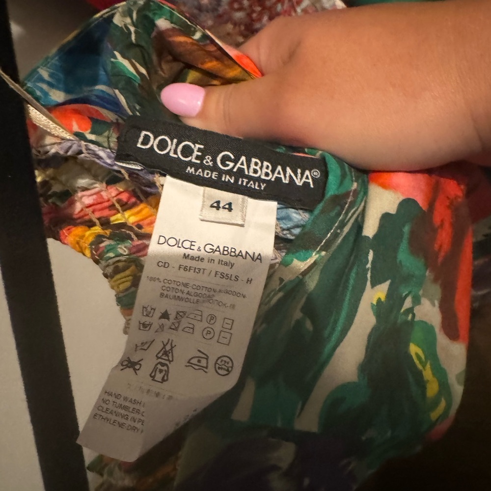 Dolce and Gabbana Floral print Mini Dress - Picture 4 of 6